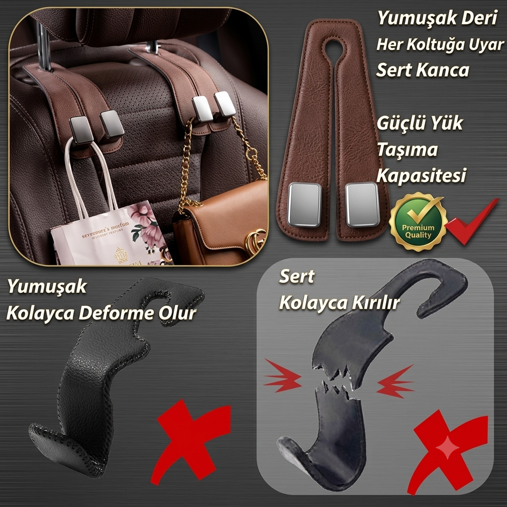 OtoKlips™ Premium Araç İçi Askı